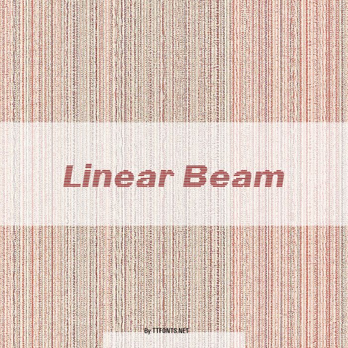Linear Beam example